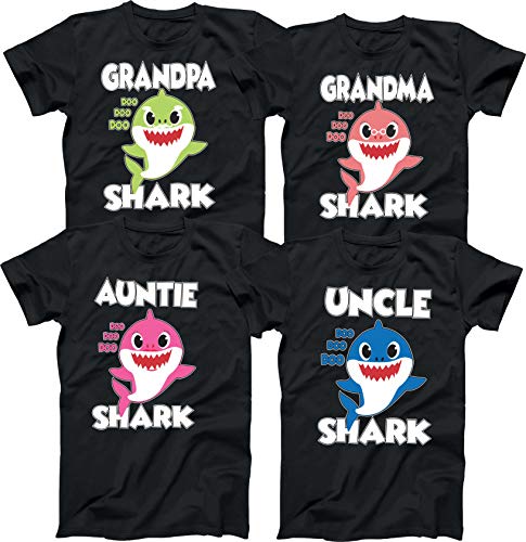 Birthday Boy Birthday Girl Daddy Mommy All Family Shark Tee Shirts2