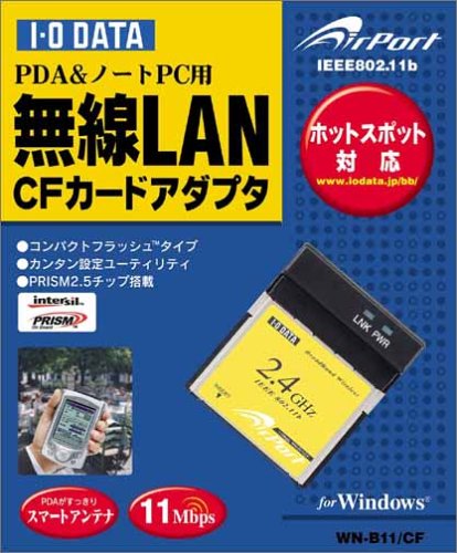 アイ・オーデータ　ＣＦ型無線LANカード　wn-b11/cf Amazon | I-O DATA WN-B11/CF | アイ・オー・データ