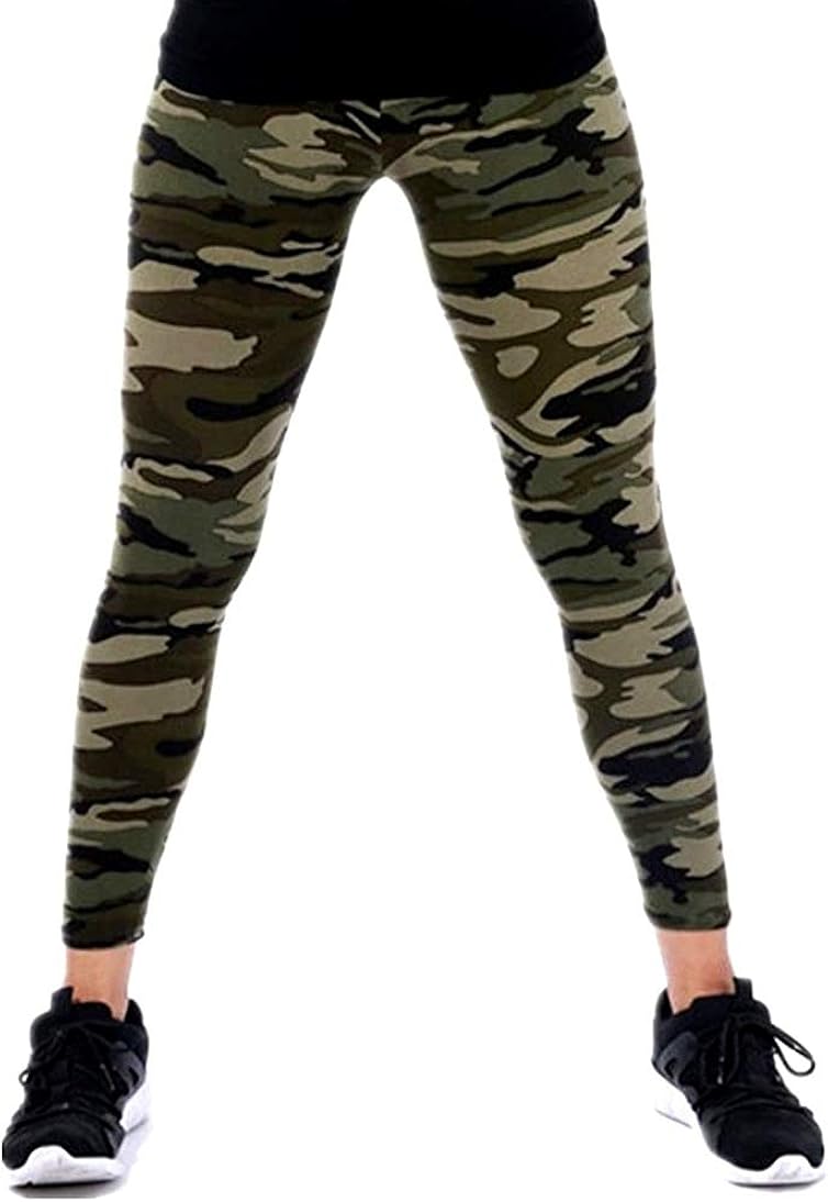 Camouflage tights plus size Clearance