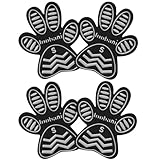 Loobani Non-Slip Dog Paw Protector Pads with Strong Traction, Dog Paw Adhesive Pads on Hardwood Floor,Dog Grippers,Dog Essentials Black 12 Sets 48pcs S(4-10lbs)