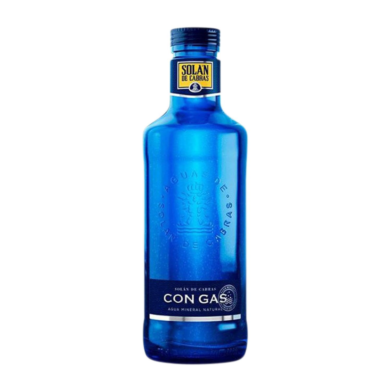 Agua Caja de 24 unidades Solán Gas Botellín Tercio 33 cl : Amazon.es:  Alimentación y bebidas