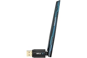 Long Range USB Bluetooth 5.3 Adapter for PC, Laptops, Printers, Headphones