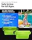 Spigen wasserdichte Tasche [Aqua Shield] [2 Stuck] Waterproof Bag Bauchtasche IPX8 kompatibel mit iPhone 16/15/14/13 Serien, Galaxy S25/S24/S23 und Allen Smartphones - Cactus Green