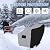 Zenicham Snow Blower Cover, 600D Heavy Duty Waterproof Snow Thrower Cover with Air Vent, Universal Fit Most Two-Stage Snowblower (50" L x 33" W x 40" H) Black & Gray