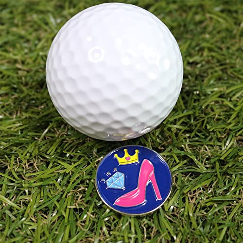 Image of Golf Ball Markers Assorted Patterns Value Pack of 12 Golf Gifts, Golf Cap Clips and Divot Repair Tools Partner Accessories Sets for Men Women Golfer