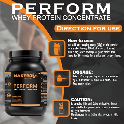 NAKPRO Perform Whey Protein 1kg Chocolate - Image 6