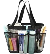 Fammart Mesh Shower Caddy Portable for College Dorm Room Essentials with 7 Upgraded Deeper Pocket...