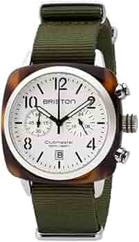 かずと：BRISTON ブリストン クラブマスター クラシックカーキ BRISTON｜ブリストン CLUBMASTER CLASSIC CHRONOGRAPH 腕時計
