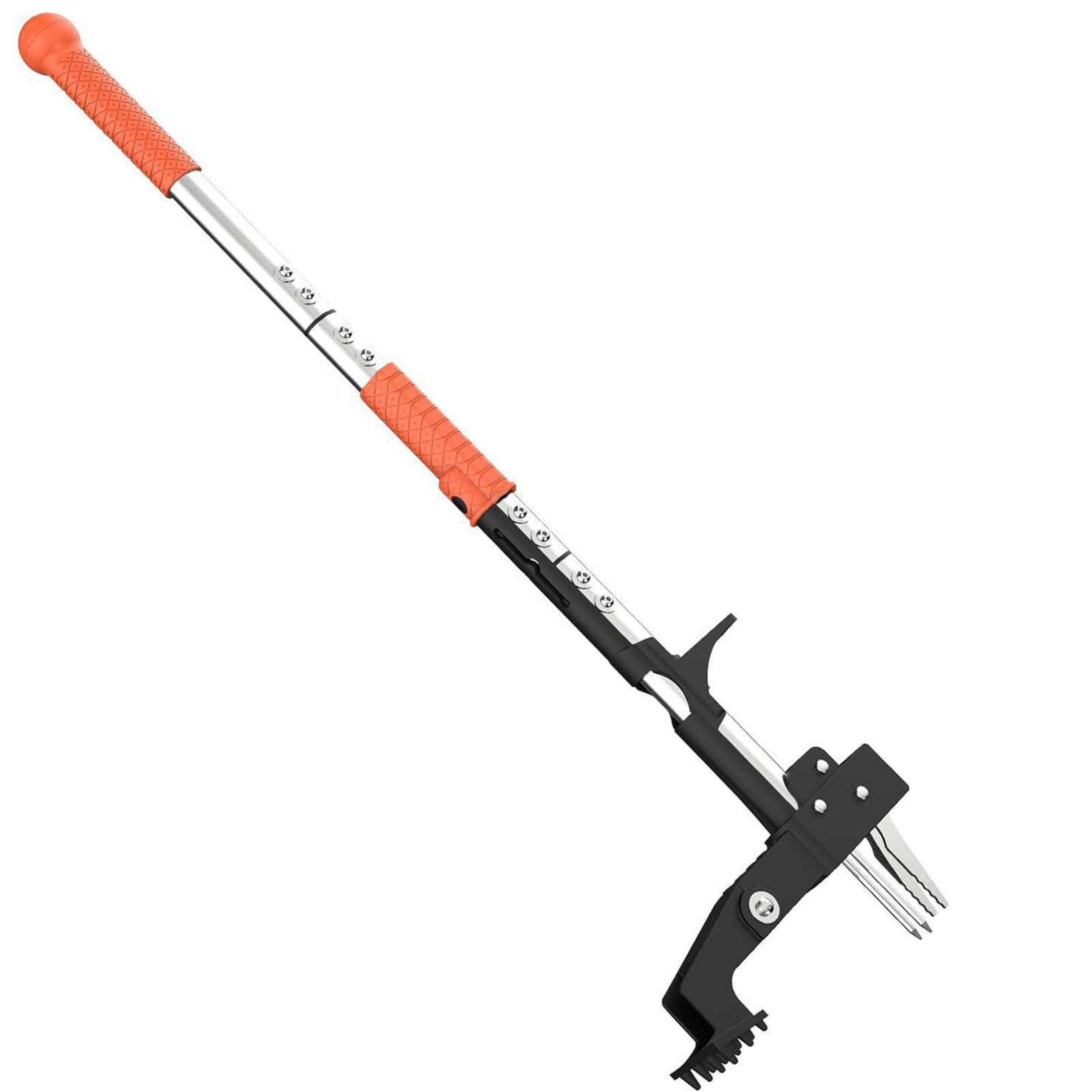 Topiky Estrattore per Erbacce Stand Up Manico Lungo 99,37 Pollici, Estrattore per Erbacce per Giardinaggio con 4 Artigli in Acciaio Inossidabile Ad Alta Resistenza, Ergonomico per per Rimozione di