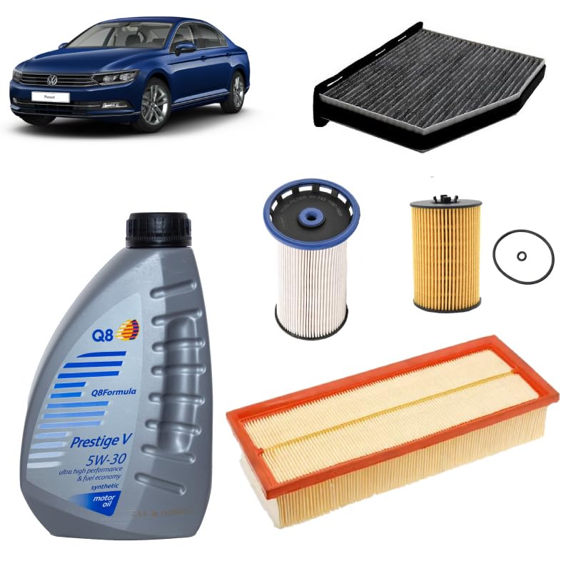 Kit Filtri Tagliando Per BMW 3 F30 F31 316d 320d + 6 Litri Olio 5W30 - Foto 5