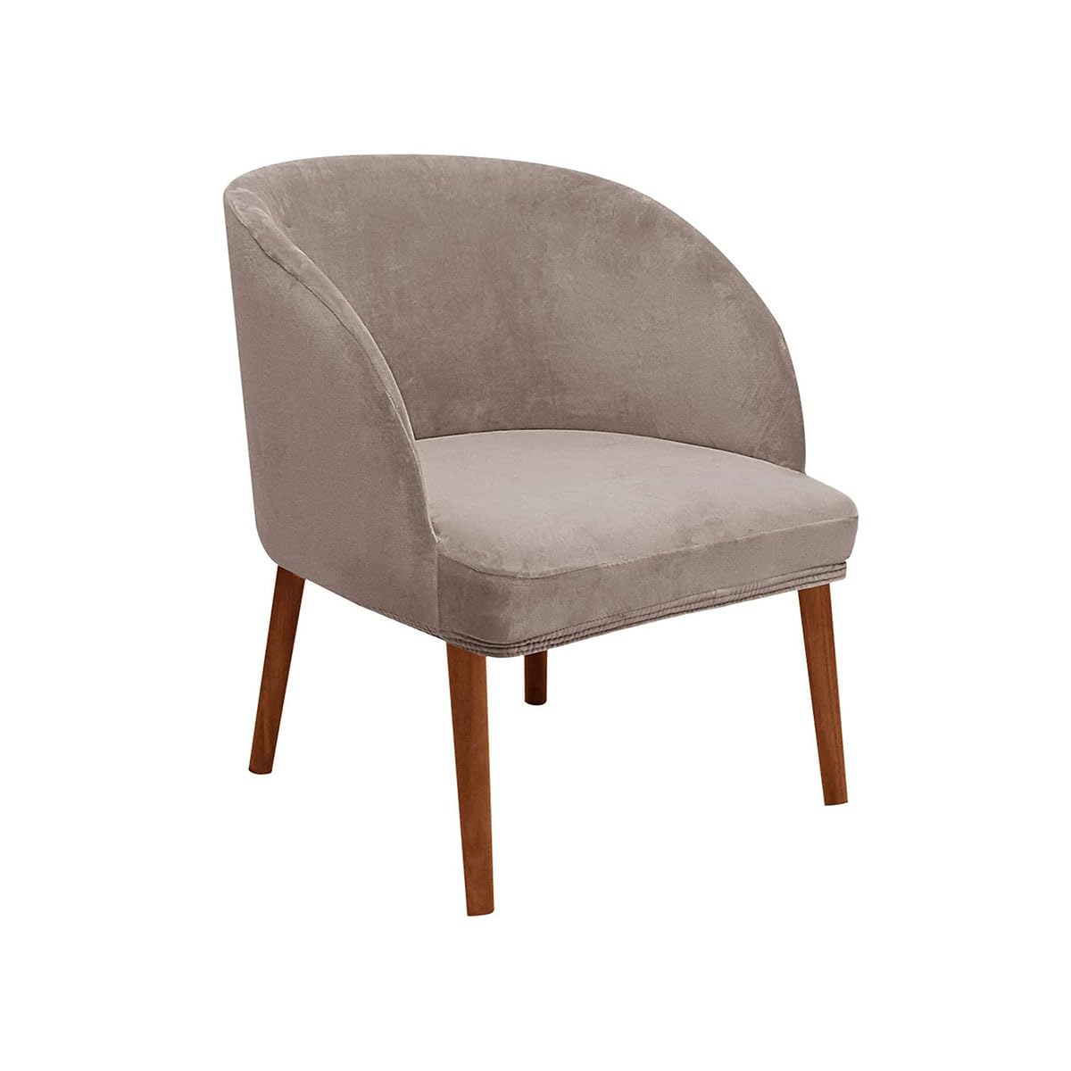 Coprisedia in velluto scandinavo con braccioli, 4 pezzi, elastici, per sedie da ufficio, ristoranti, bar, mobili da cucina