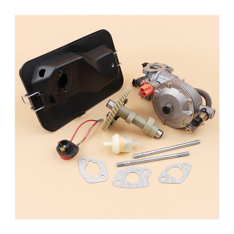 Perno de carburador de Gas, Carcasa de Filtro de Aire, árbol de levas GX160 GX200 168F 5.5HP 6.5HP, Piezas de generador de Gasolina de Motor