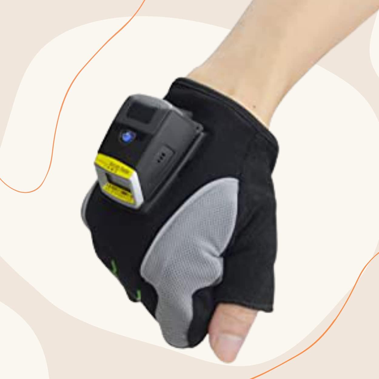 Finger Triger Glove MG01 for 1D / 2D Imager Wireless Barcode Scanner Dustproof Laser Barcode Reader