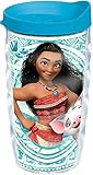 Tervis Disney - Moana 10oz Clear Tumbler with Turquoise Lid