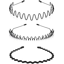 3pcs Metal Hair Band for Long Hair Non-Slip Hold
