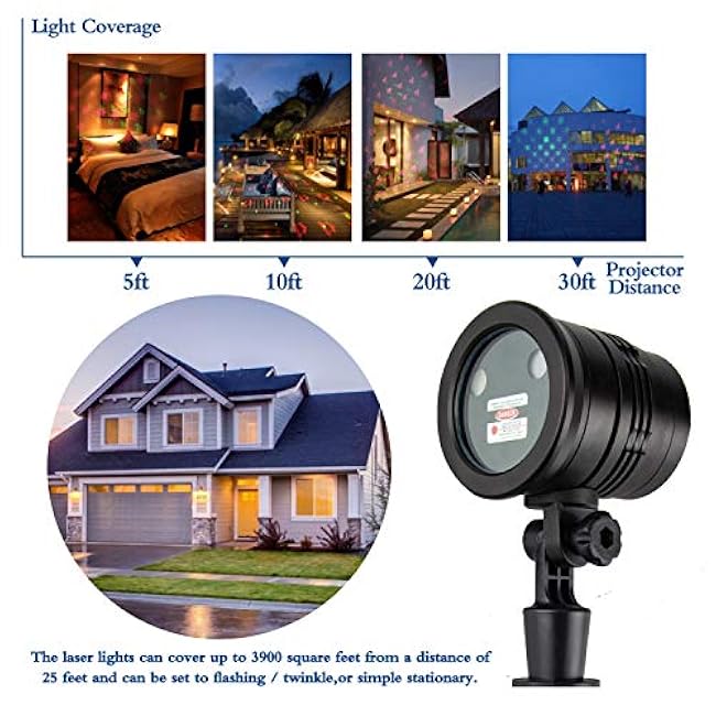 Christmas Laser Lights Projector Lights Laser Lights Red and Green