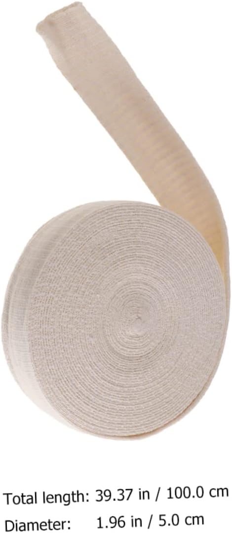 2rolls Cotton Tubular Stockinette Elastic Wrap for Arms Legs and Feet for Skin Under Casts Dressing and Injury Support