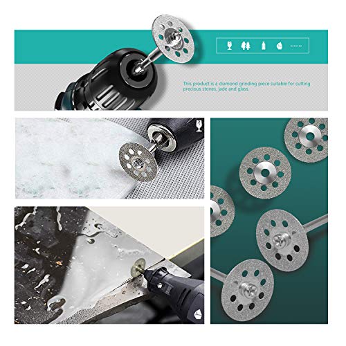 Kuenuilr Cutting Wheel Set Compatible With Plastic 36Pcs For Rotary Tool, Hss Circular Saw Blades 6Pcs, Resin Cutting Discs 20Pcs, 545 Diamond Cutting Wheels 10Psc With 2 Screwdrivers #TOP4