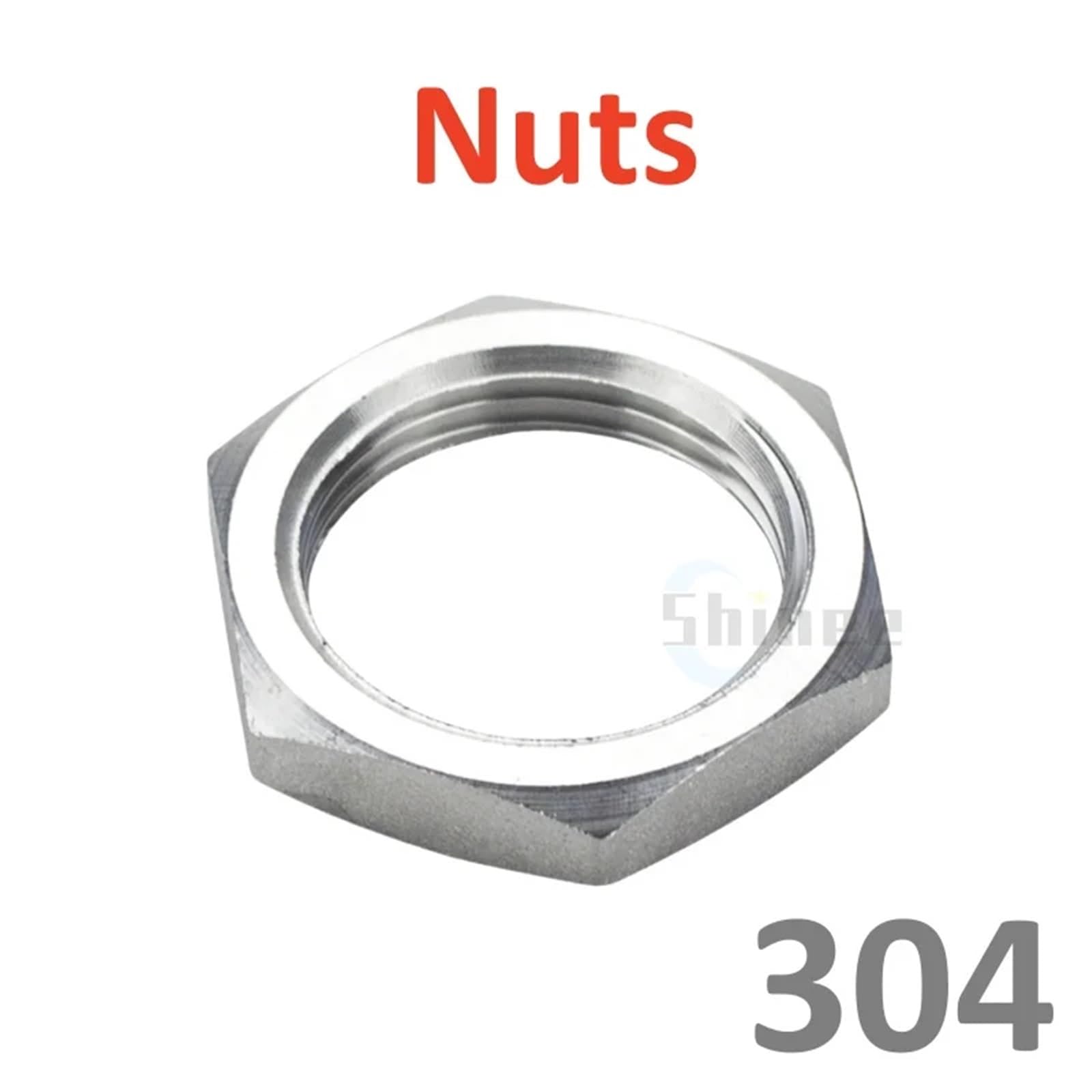 1/5/10pcs 1/8" 1/4" 3/8" 1/2" 3/4" 1" Male Countersunk Flange Hex Square End Cap 304 Stainless Steel Pipe Fitting(Nut,5PCS_G1.5 BSP) Brass Hose