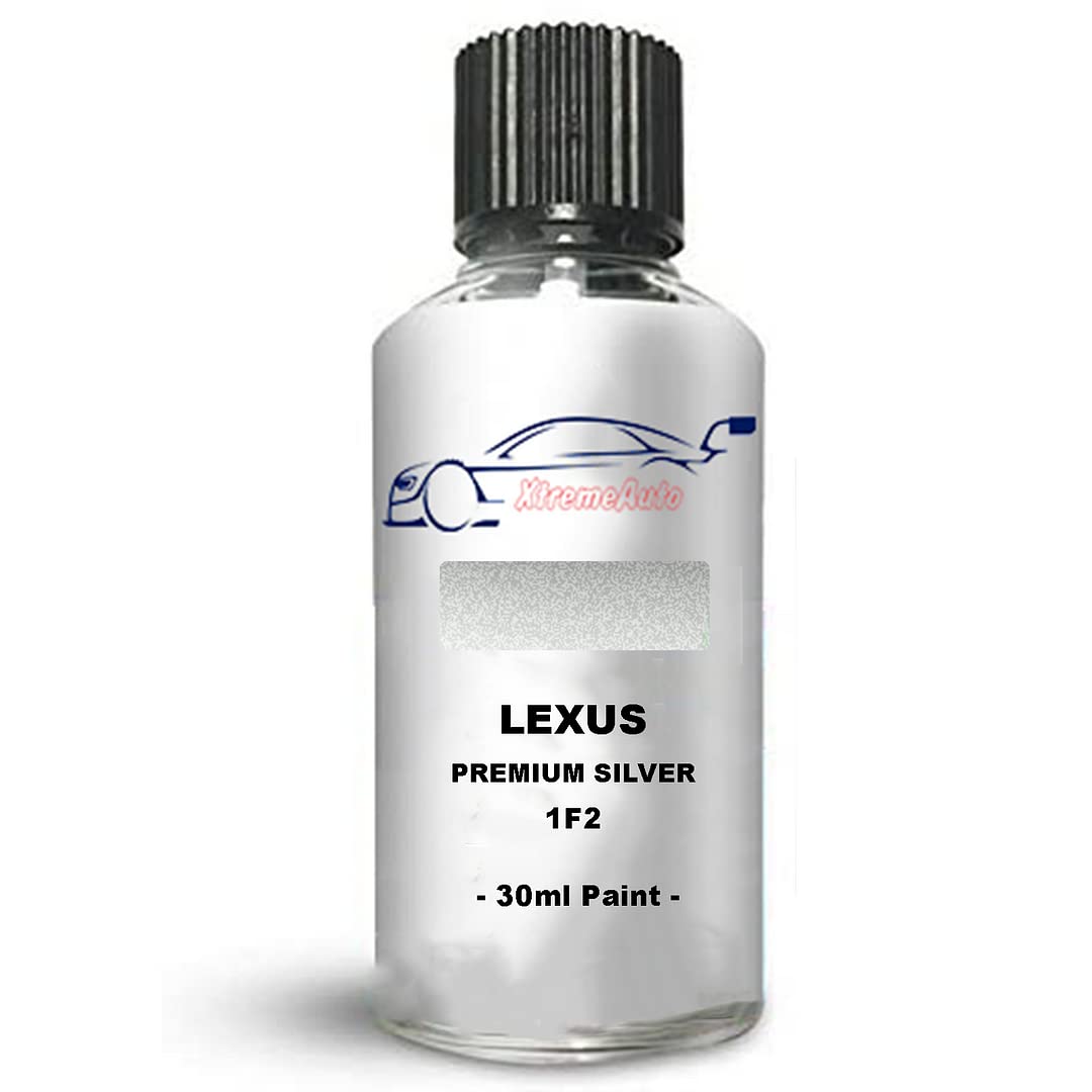 Xtremeauto Touch Up Paint For Lexus Gs Series Premium Silver 1F2 Direct Appliance Chip Scuff Mark Brush In Lid