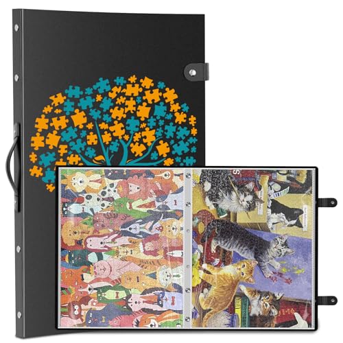 Nariolar Puzzle Storage Folder for 1000 Pieces with 24 Sheets/48 Puzzles
