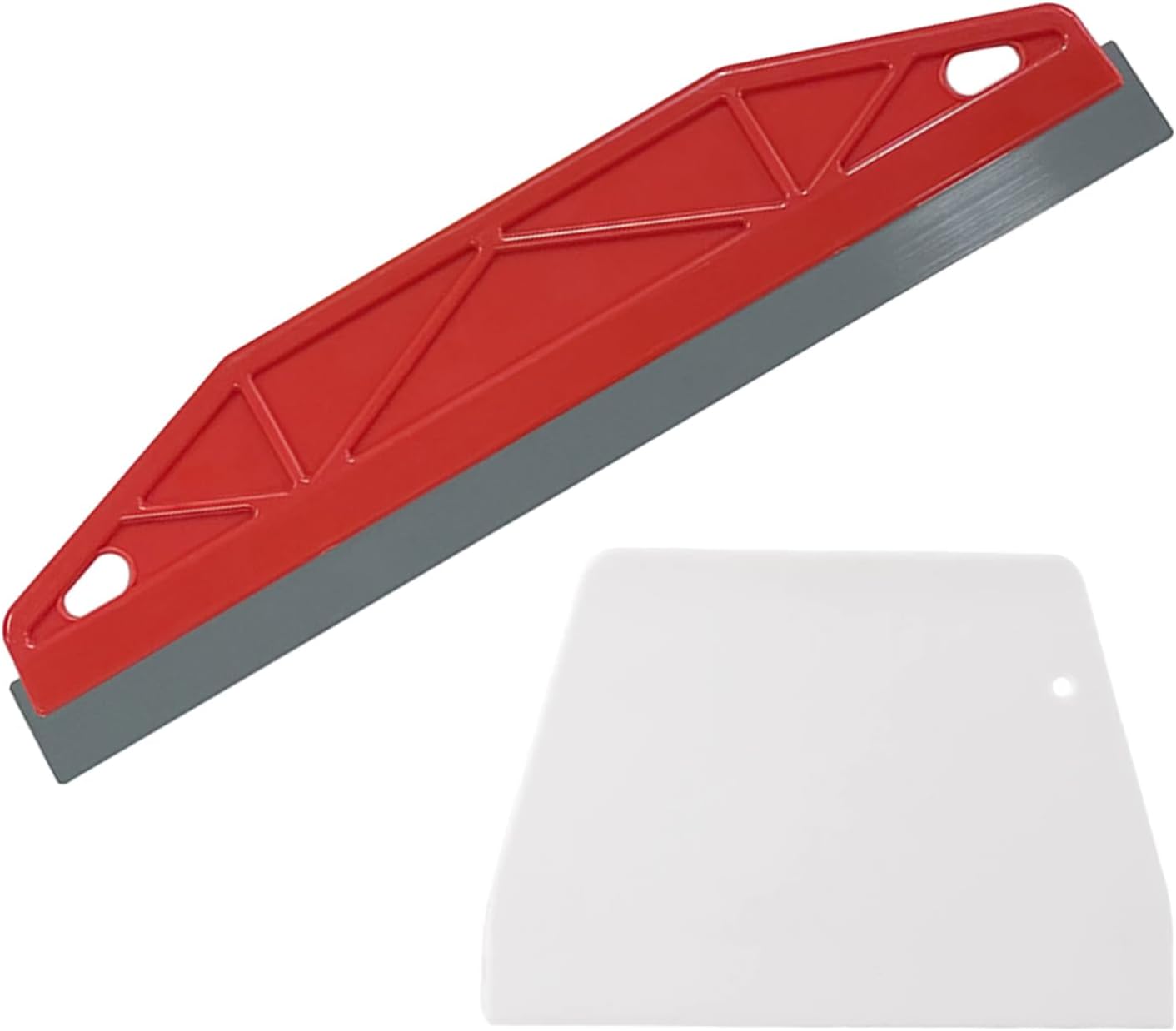 12 Inch Paint Edger Tool, 2Pcs Precise Cutting in Painting Shield with Plastic Scraper for Removing Wallpaper Paint, Filling Putty and Repairing Drywall