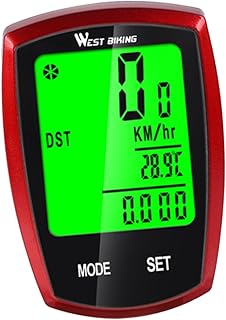 Kisangel Excersize Bike Digital Speedometer Bike Mtb Bike Speedometer Bike Monitor Bike Odometer Bike Stopwatch Computer Computer Motor Appliance Cycling Equipment Black