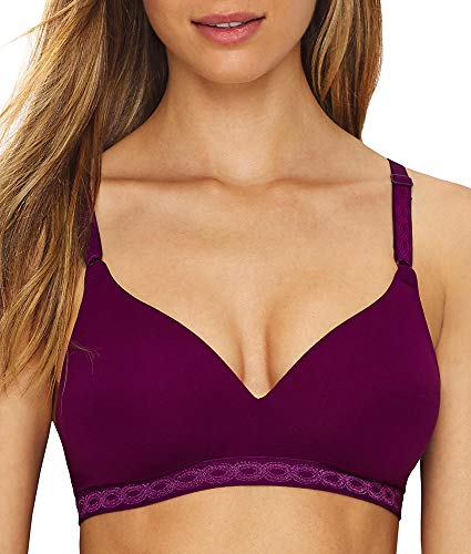 Warner's Women's Cloud 9 Wire-Free Contour Bra, Cabernet Jewel, 36D