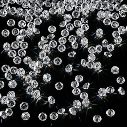 FUTUREPLUSX Fake Diamonds, 2000 PCS Mini Loose Diamonds Fake Crystals Rhinestones for Vase Fillers...