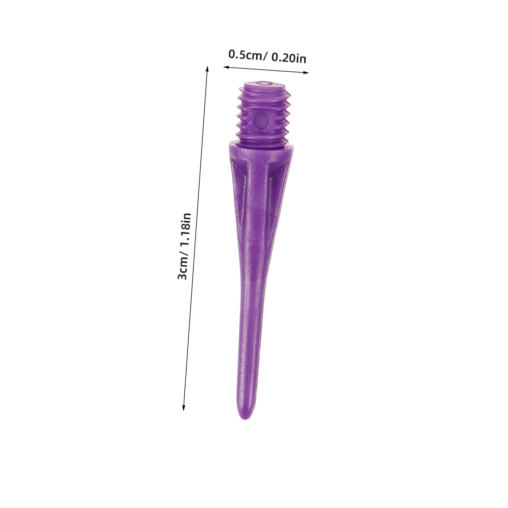 BESPORTBLE Professional Soft Replacement Points 50pcs Soft Needle Tips for Portable Accessories