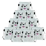Pack de 10 Mochilas Infantiles de Animales para Niños y Niñas 41x34 cm - Bolsas de Cuerdas para Detalles de Cumpleaños e Invitados - Mochila de Saco de Poliéster 210T para Guardería Merienda y Colegio