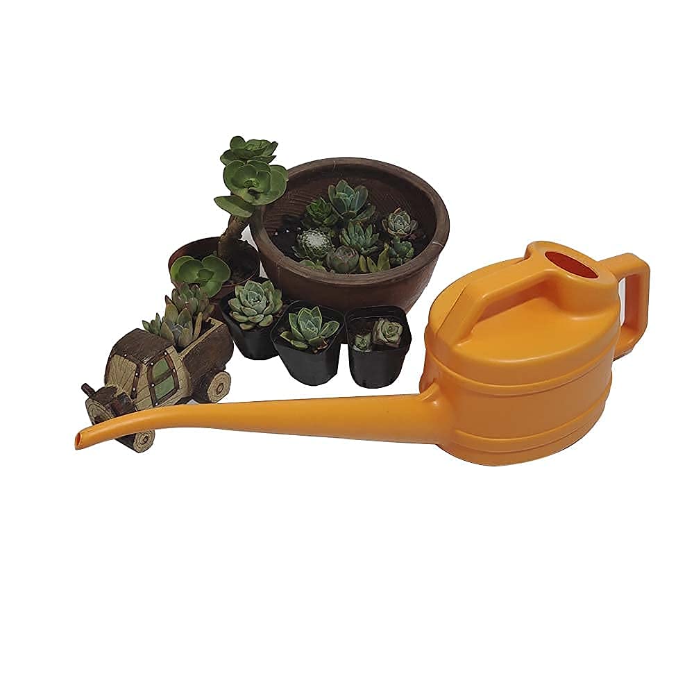 Layboo Long Spout Easy Watering Can 2.4L 1 Item (Orange)
