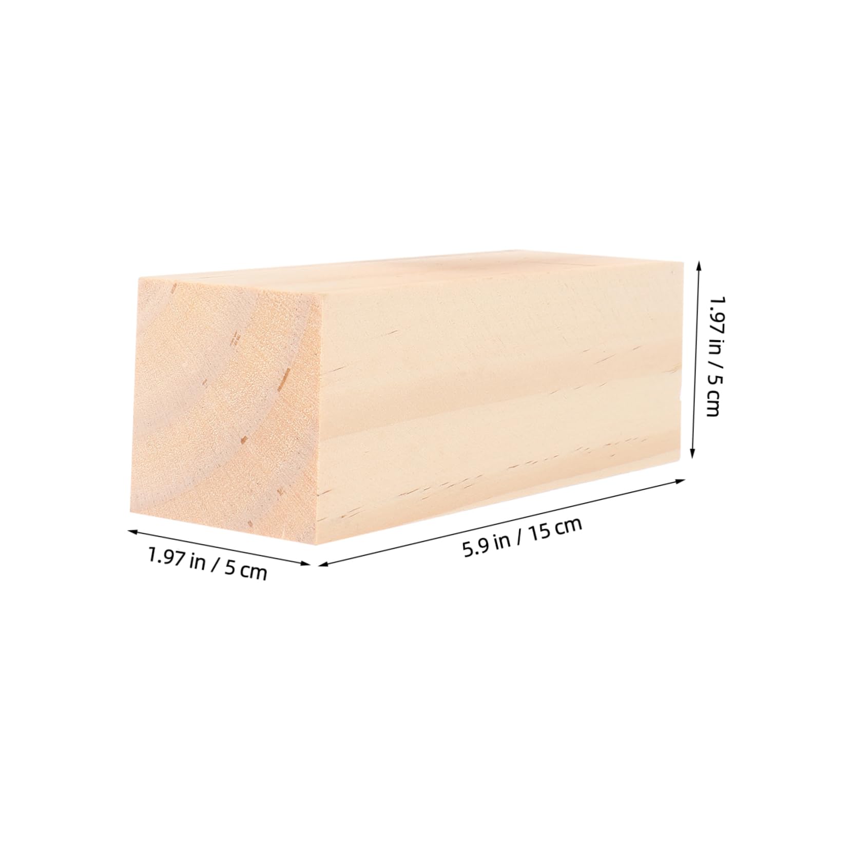 Holzklötze Basteln 16 Stück Holzblöcke Massivholz 2x5cm Holzleisten Selbstgemacht Schnitzübungen Anfänger Kunsthandwerk