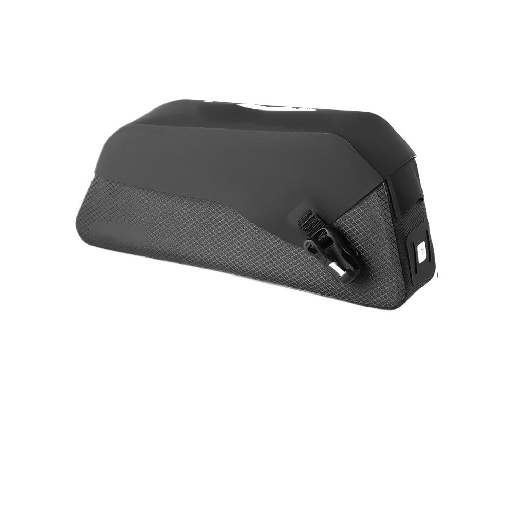 Bolsa Bicicleta Bolsa for Tubo Superior de Bicicleta, Resistente al Agua, Marco Frontal, Tornillo y Correa Almacenamiento, Viaje en Fijo Bolsa Cuadro Bicicleta(1.3L,Pouch Pack)