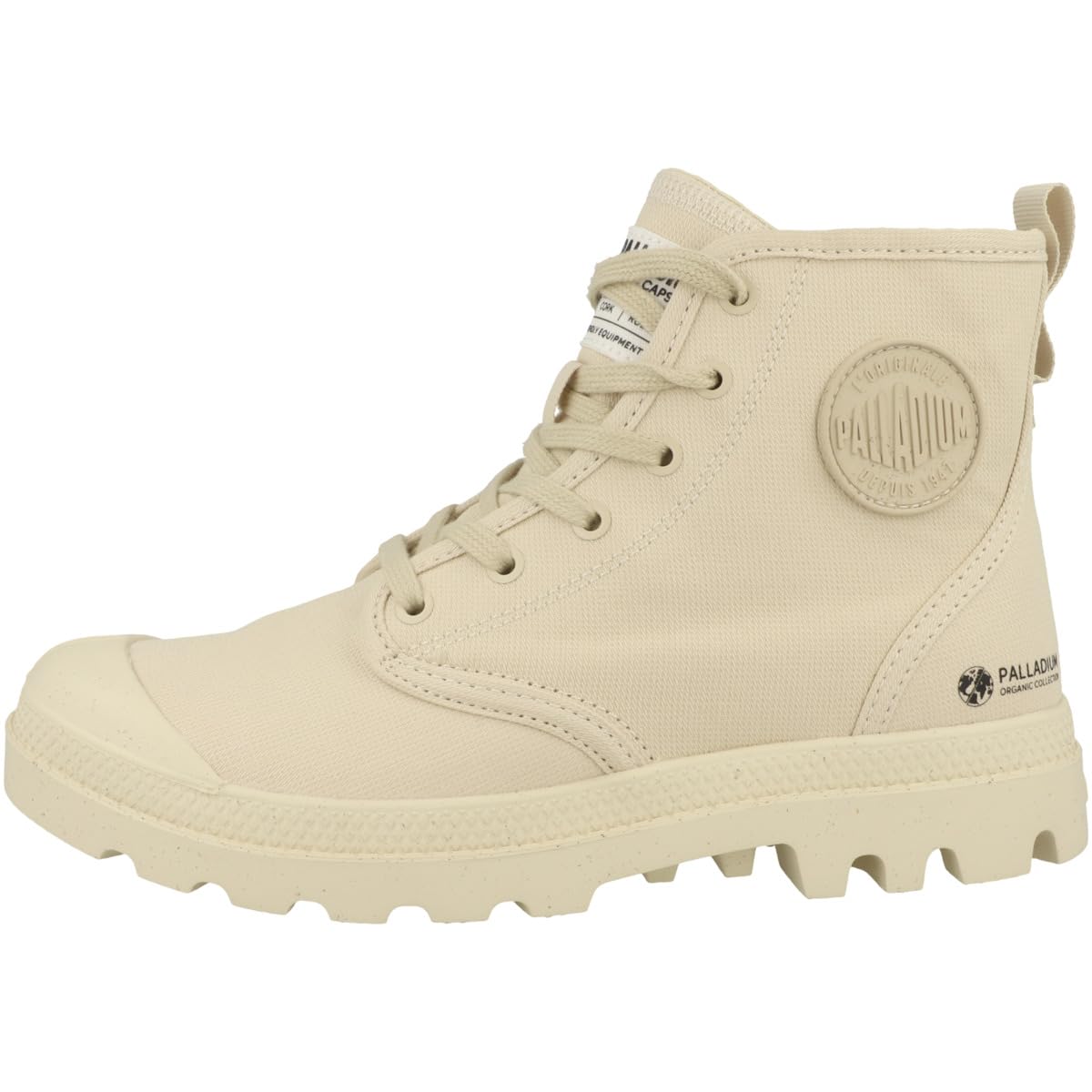 Palladium Pampa Hi Zip Organic Mode, Sahara, 9 UK