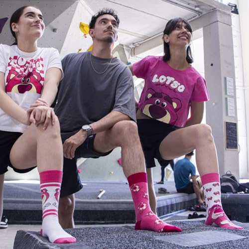 CERDÁ LIFE'S LITTLE MOMENTS | Toy Story Lotso Comfortable and Soft Socks with Fun Designs for Toy Story Fans - Breathable Lotso Socks with Unique Style and Official License, multicoloured, One size,2