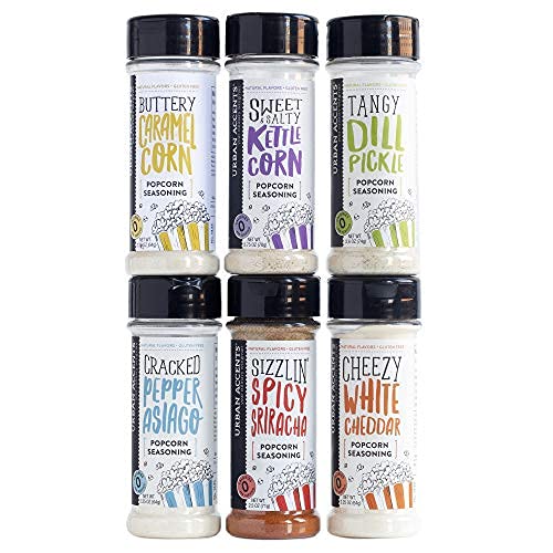 Buy Urban Accents BLOCKBUSTER, Movie Night Popcorn Kernels Gift and Popcorn Seasoning Variety