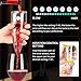 Secura Wine Aerator, Wine Decanter Wine Airarator Pourer Spout 6 Speeds of Aeration Deluxe with Stander