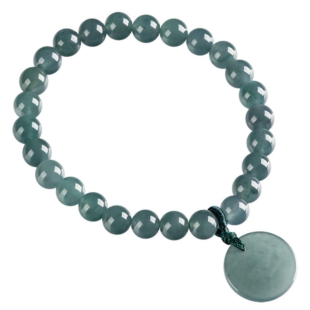 Bracelet Extensible en Jadéite de 6.5mm Bijou Bien-Être au Quotidien