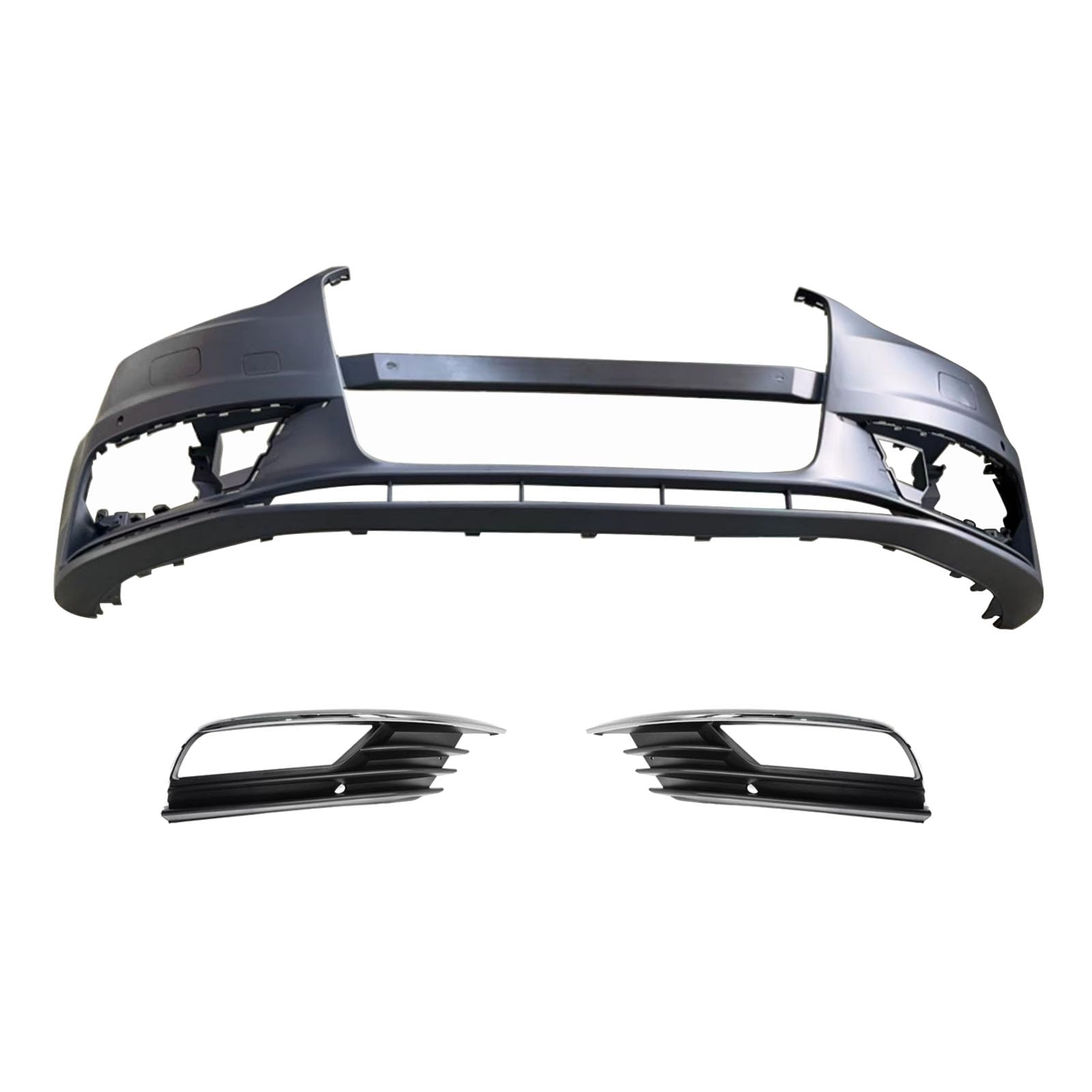 Front Bumper Cover with Fog Light Cover For 2015-2016 Au-di A3, A3 Quattro Bumper Cover With Sensor Holes