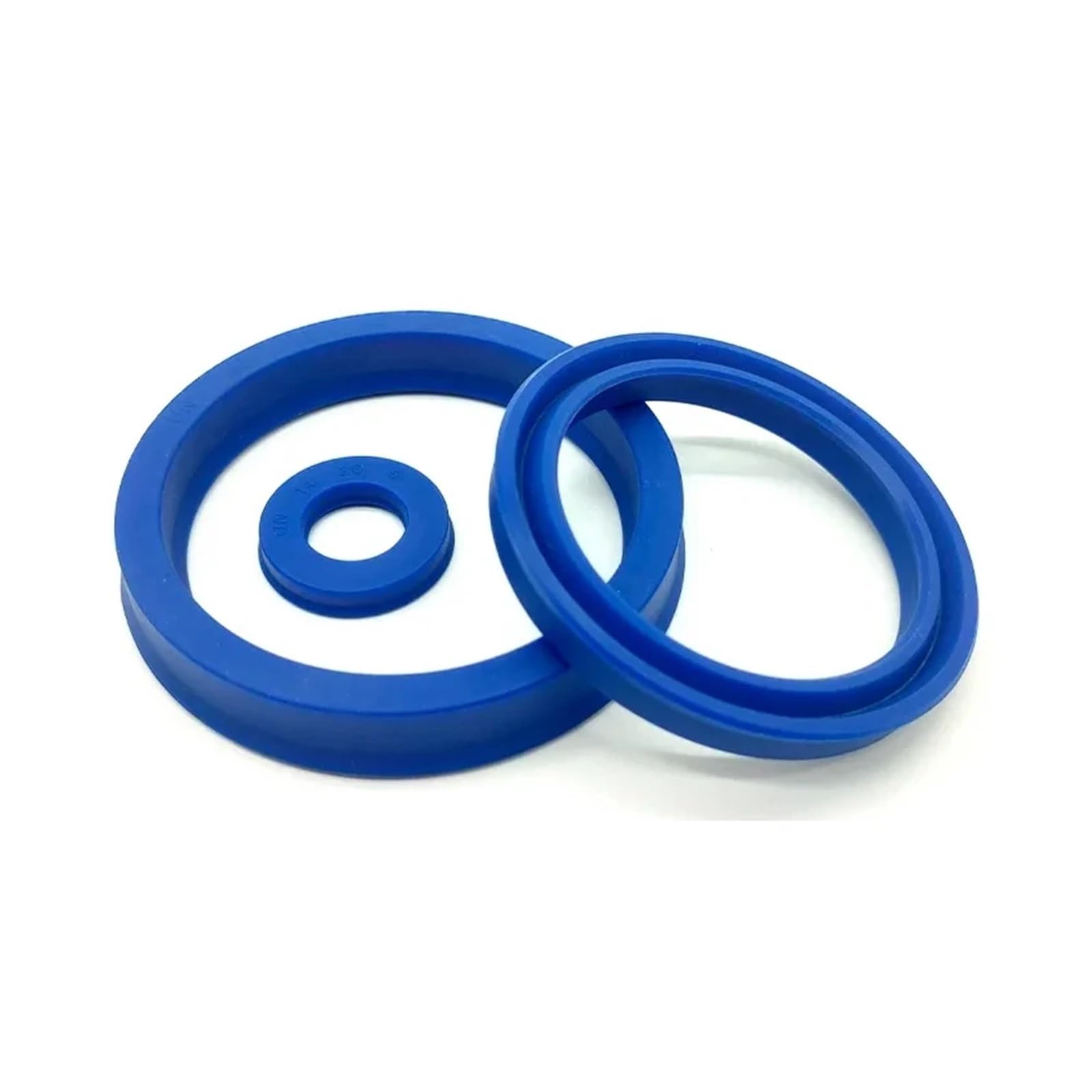 Guarnizione in poliuretano blu for cilindro idraulico, stelo e albero, manicotto a U universale, diametro interno 8 mm-25 mm(10x16x6)
