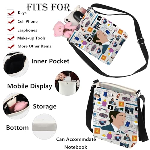 G2TUP Devour Feculence Crossbody Bag The Work Is Mysterious And Important Gifts Macrodata Refinement Shoulder Bag3
