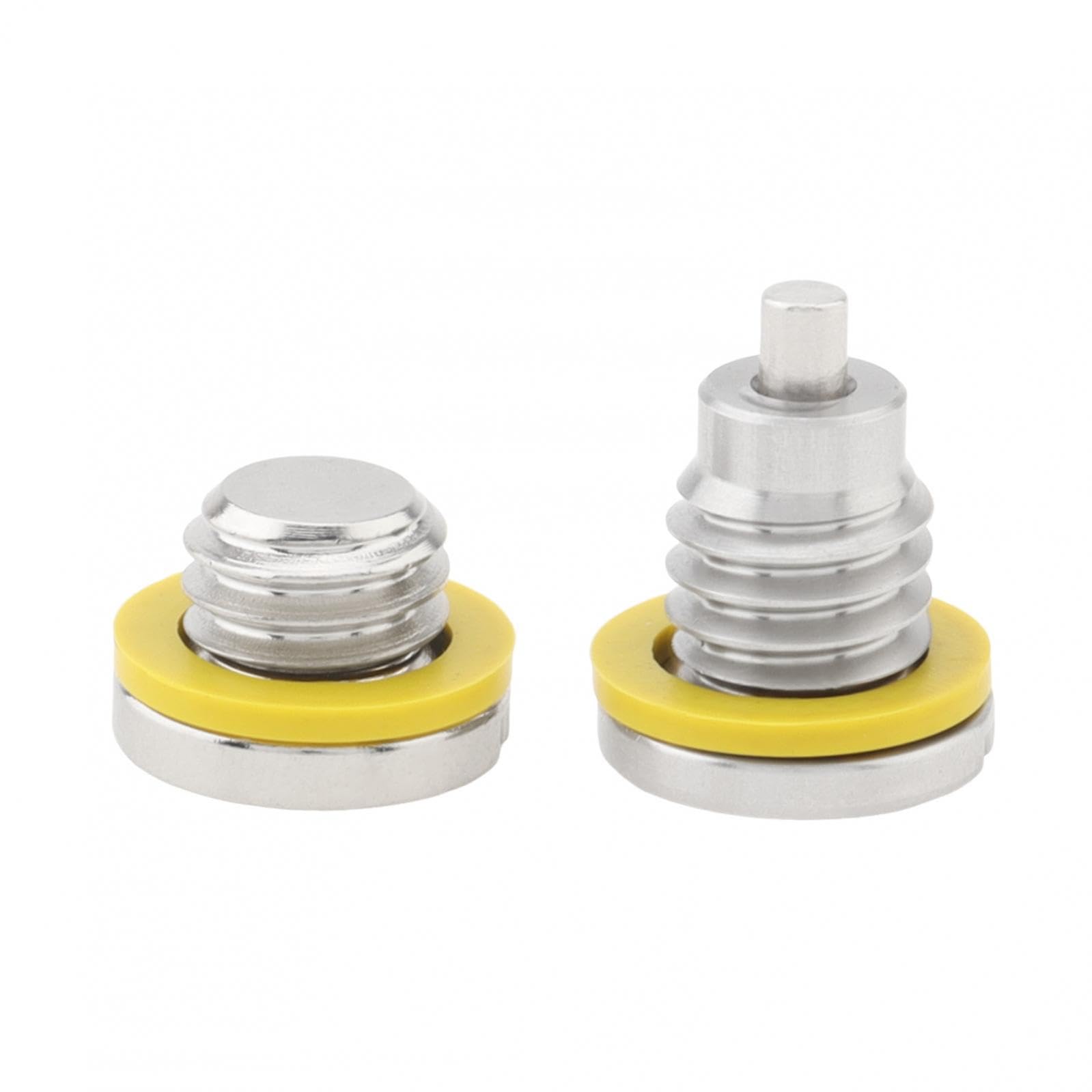 ePathChina Magnetic Oil Drain Plug Kit for Mercury Marine Engines, 1 Magnetic Screw, 1 Non-Magnetic Screw & 2 Washers, Stainless Steel Gasket, Compatible with Lower Unit/OE 8M0058389 / 79953Q04