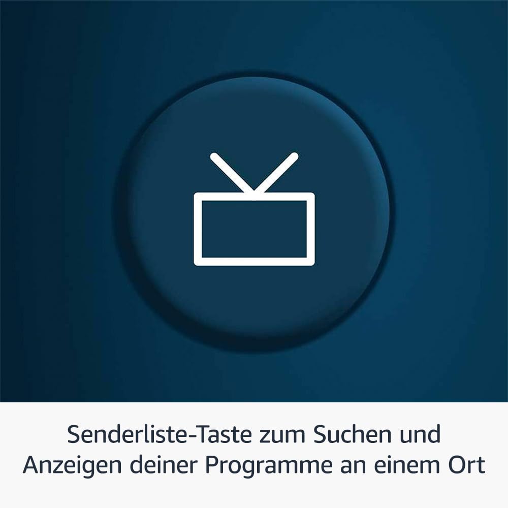 Alexa-Sprachfernbedienung von Amazon für Fire TV mit TV-Steuerungstasten; kompatibles Fire TV-Gerät erforderlich