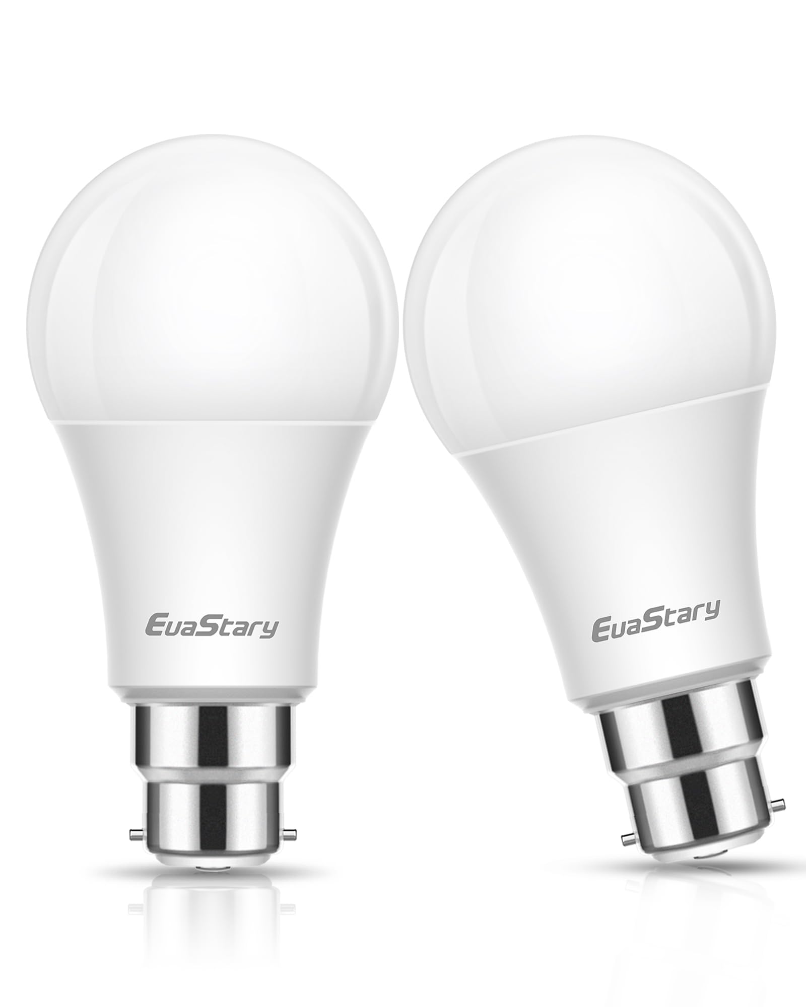 EvaStary Bayonet Light Bulbs 100W Equivalent, Cool White 6000K, 1200LM, 13W B22 LED Light Bulbs Bayonet