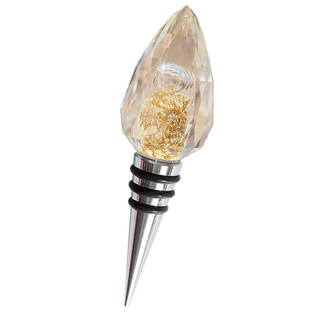 Bouchon à vin réutilisable VALICLUD en cristal pour bouteille de vinaigre