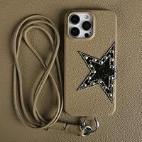 CUSTYP iPhone16Proケース ストラップ付き iphone16 ケース iphone16pro スマホショルダー 肩紐 首掛け