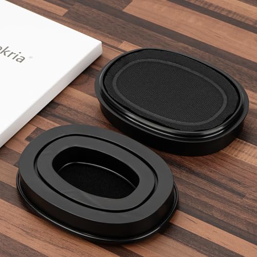 Almohadillas de repuesto para orejeras deportivas con gel refrescante Geekria para Walker's FireMax/Recon Muffs/Audífonos Bluetooth pasivos Walker's, piezas de reparación (Negro) miniatura 4