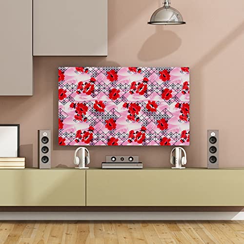 Image of Glassiano Marigold Dustproof Printed 39 inch LED TV Cover Screen Protector Compatible for All Models, Print 31