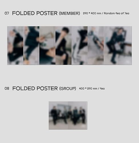 Miniatura 5 de Dreamus GOT7 - Mini álbum GOT7+juego de tarjetas fotográficas extra (versión aleatoria), 164 X 8.819 in (VLCD6141)